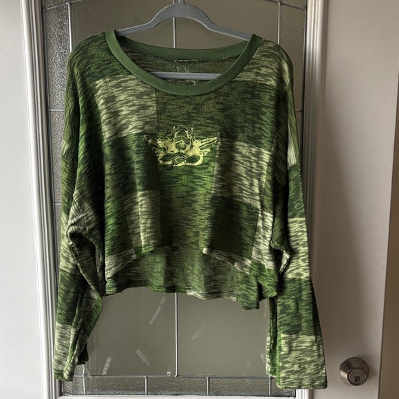 Boys Lie Tops - Boys lie Olive Knit Top